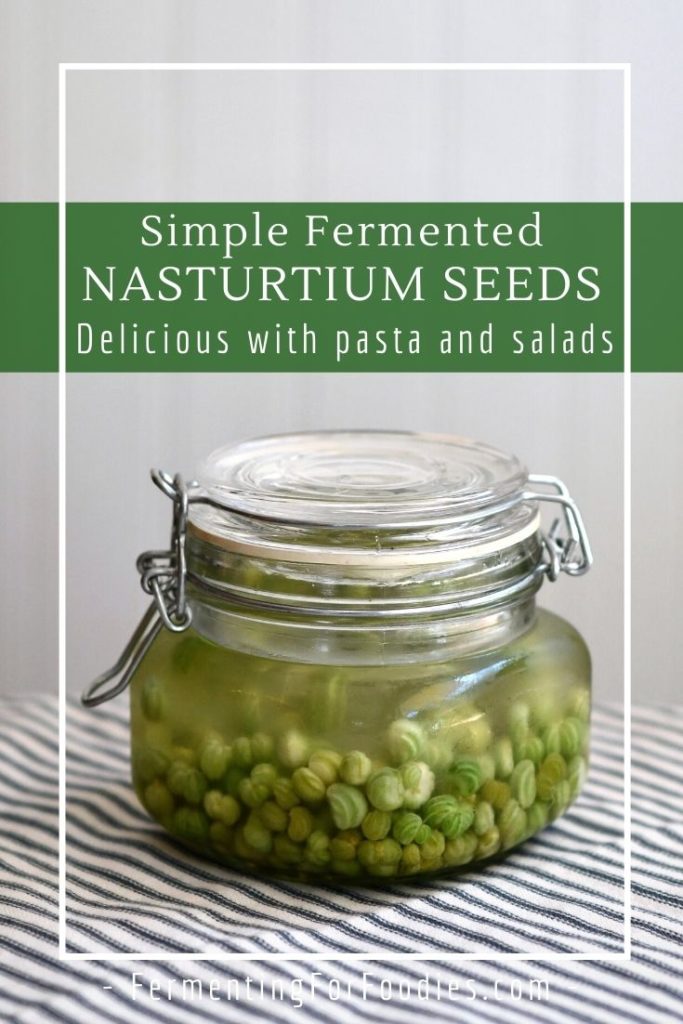 How to make fermented nasturtium seeds as an alternative to pickled capers
