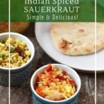 How to make turmeric sauerkraut with onion and peppers