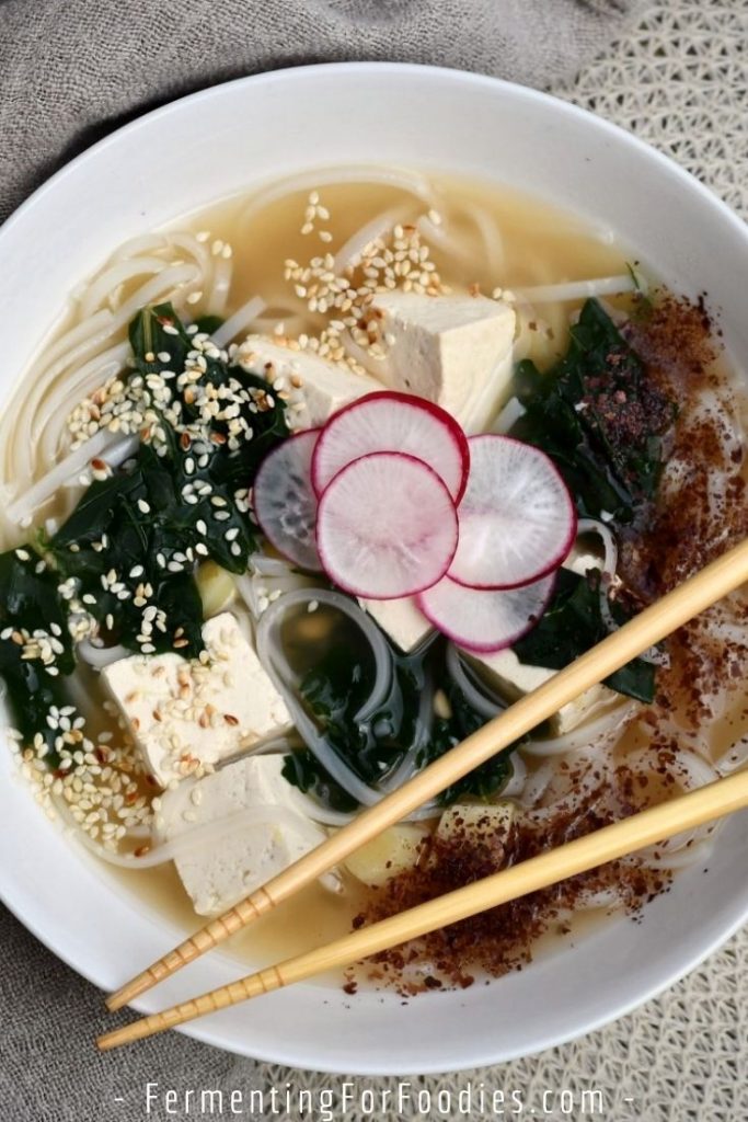 Quick and easy Japanese Noodle Soup is ready in less than 30 minutes