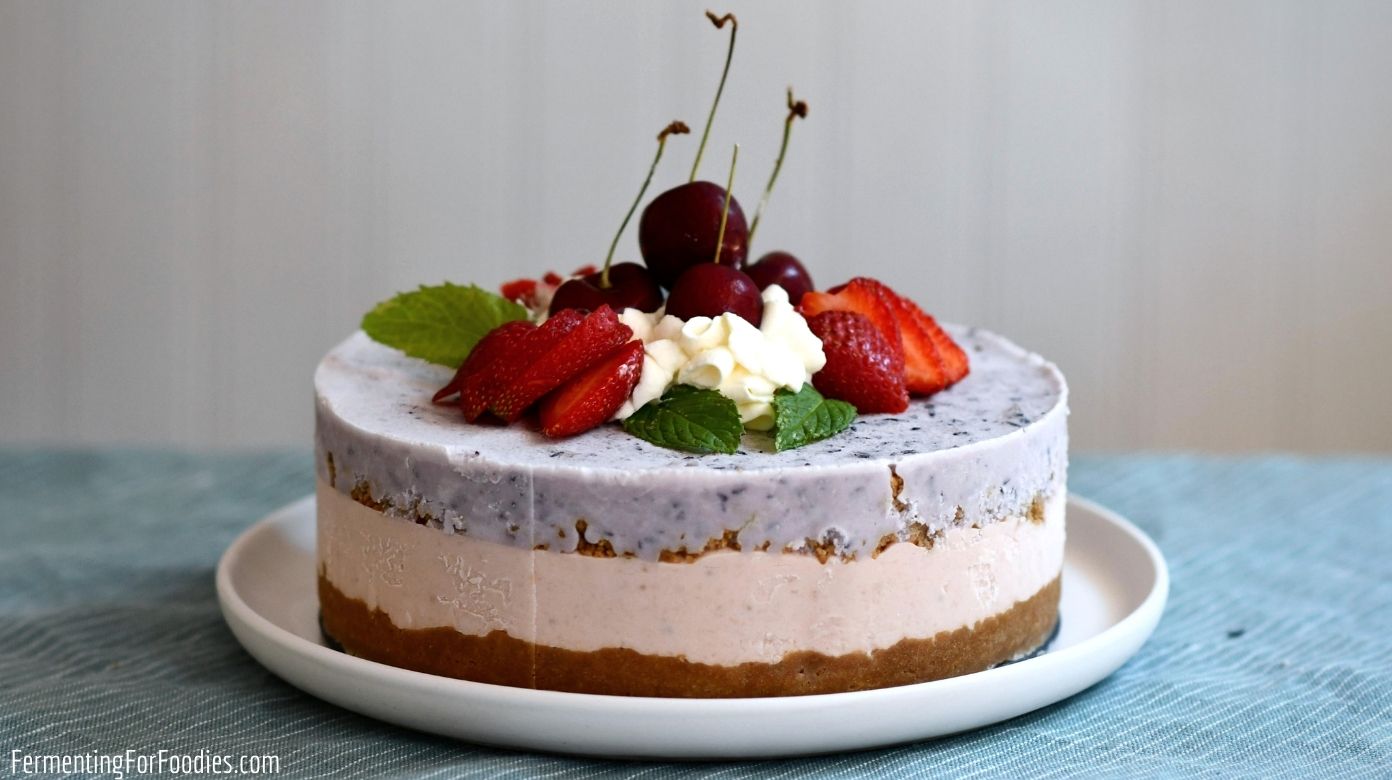 Simple & Healthy Ice Cream Cake (5 Flavors!) - Fermenting for Foodies
