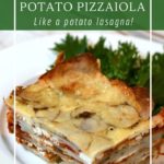 Simple and delicious potato pizzaiola as a side dish or a main meal