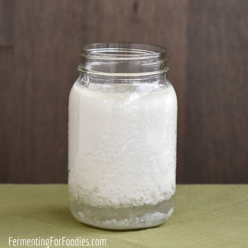 What to do about over cultured and separating milk kefir