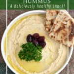 Fermented hummus for a probiotic snack.