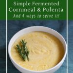 Simple fermented cornmeal and polenta for improved nutritional value and digestion