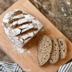 Whole grain, gluten-free vegan bread