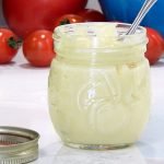 Healthy homemade mayonnaise is sugar free, preservative free and probiotic