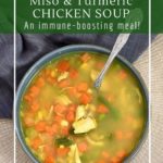 Vegetable-packed and healthy chicken soup