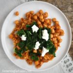 This chickpea stew is a simple 15 minute meal