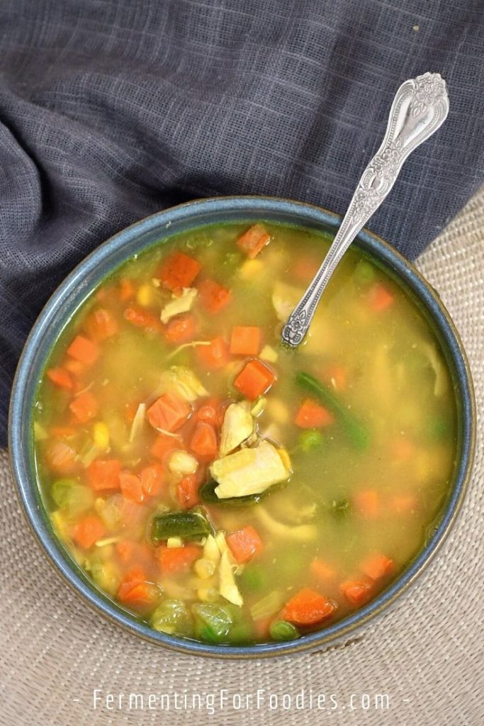 Immune-boosting chicken soup