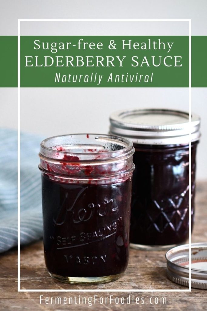 Why you should make antiviral elderberry sauce.