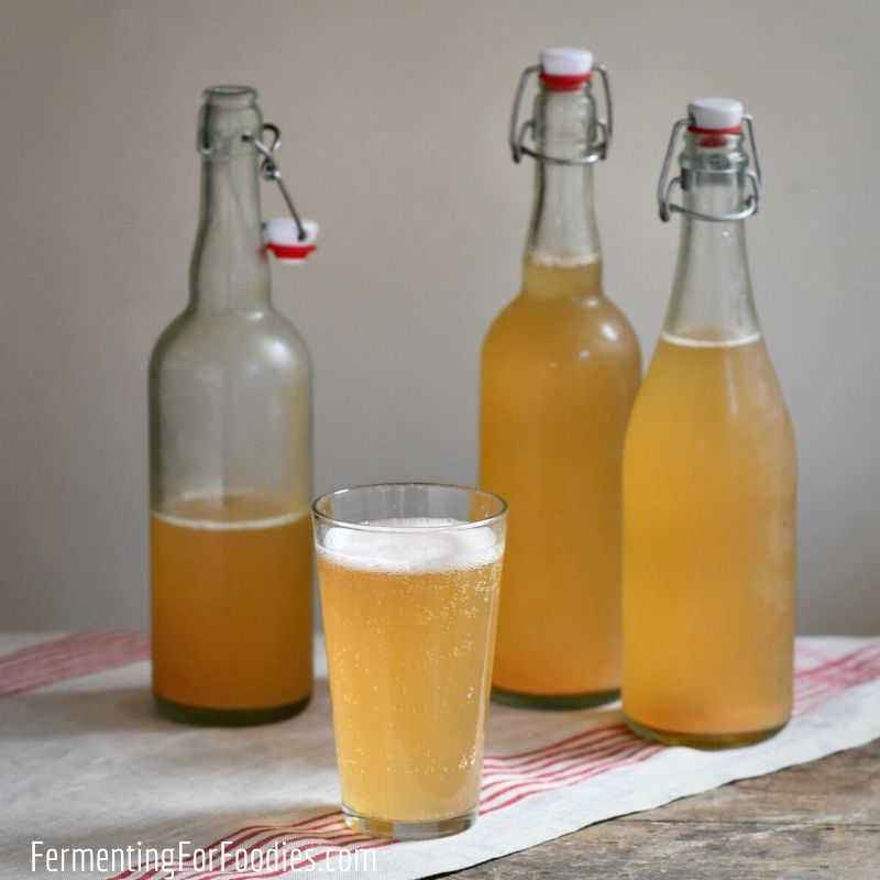 How to make hard cider with a mix of fruit juices
