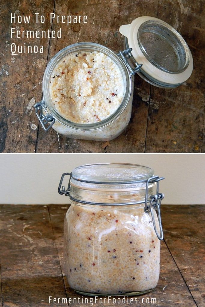 Fermented quinoa is delicious hot or cold. Serve it for breakfast or turn it into a pudding for dessert