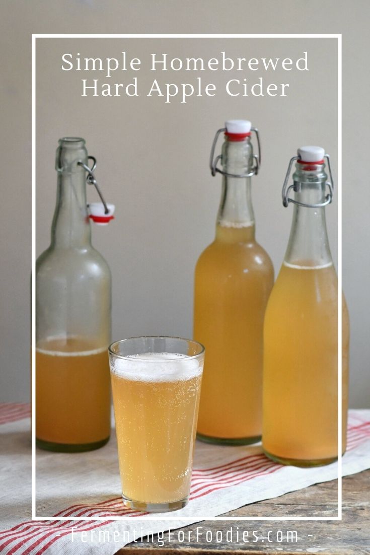 How to Make Hard Apple Cider From Juice - Fermenting for Foodies