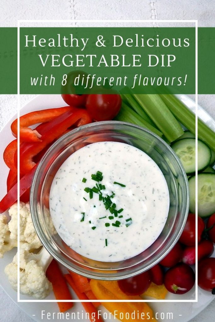 A five-minute creamy dip with 8 different flavour options