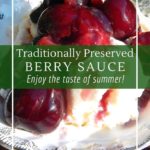 Fermented berries, the simplest way to preserve summer fruit, including blueberries, raspberries and cherries.