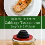 How to make a simple Japanese pickle press for cabbage tsukemono