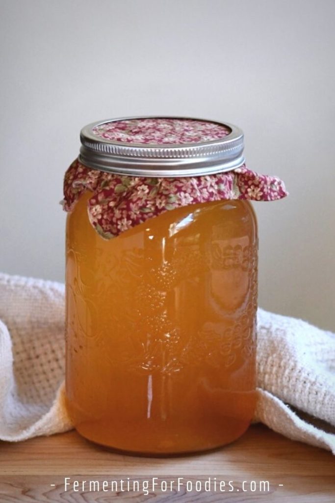 How to make apple cider vinegar from juice and a vinegar mother