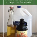 When is it a good idea to add vinegar to a ferment and when does vinegar stop fermentation