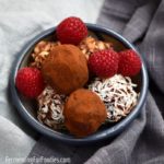 Four-ingredient, simple hand rolled truffles