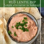 Miso fermented red lentil dip is probiotic.