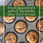 Healthy apple muffins are sugar-free and gluten-free