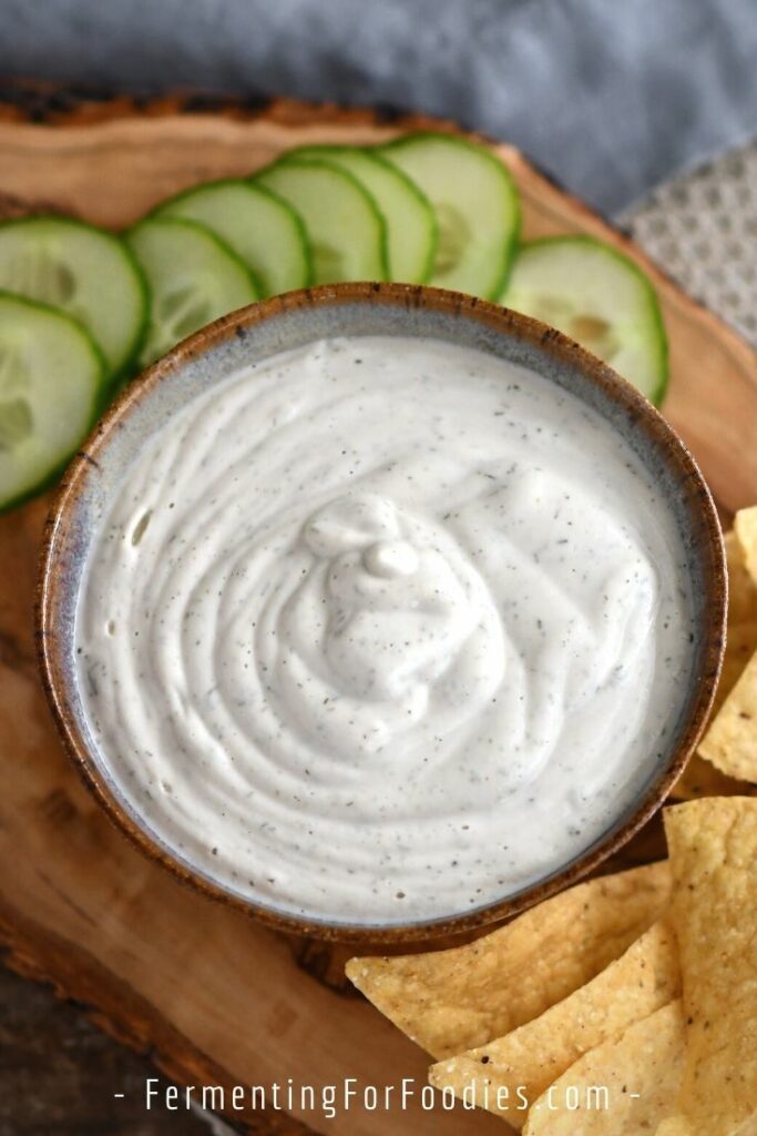 Cashew dill pickle dip