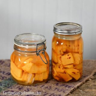 How to make fermented pumpkin slices