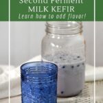 Flavoring milk kefir