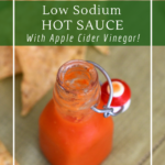 Simple, no-cook low sodium hot sauce