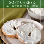 Farmhouse soft cheese is a low-fat alternative to cream cheese